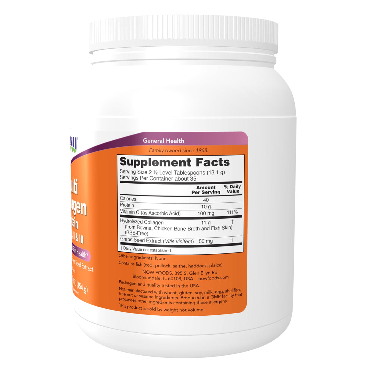 Multi Collagen Protein Powder 16 oz S51434