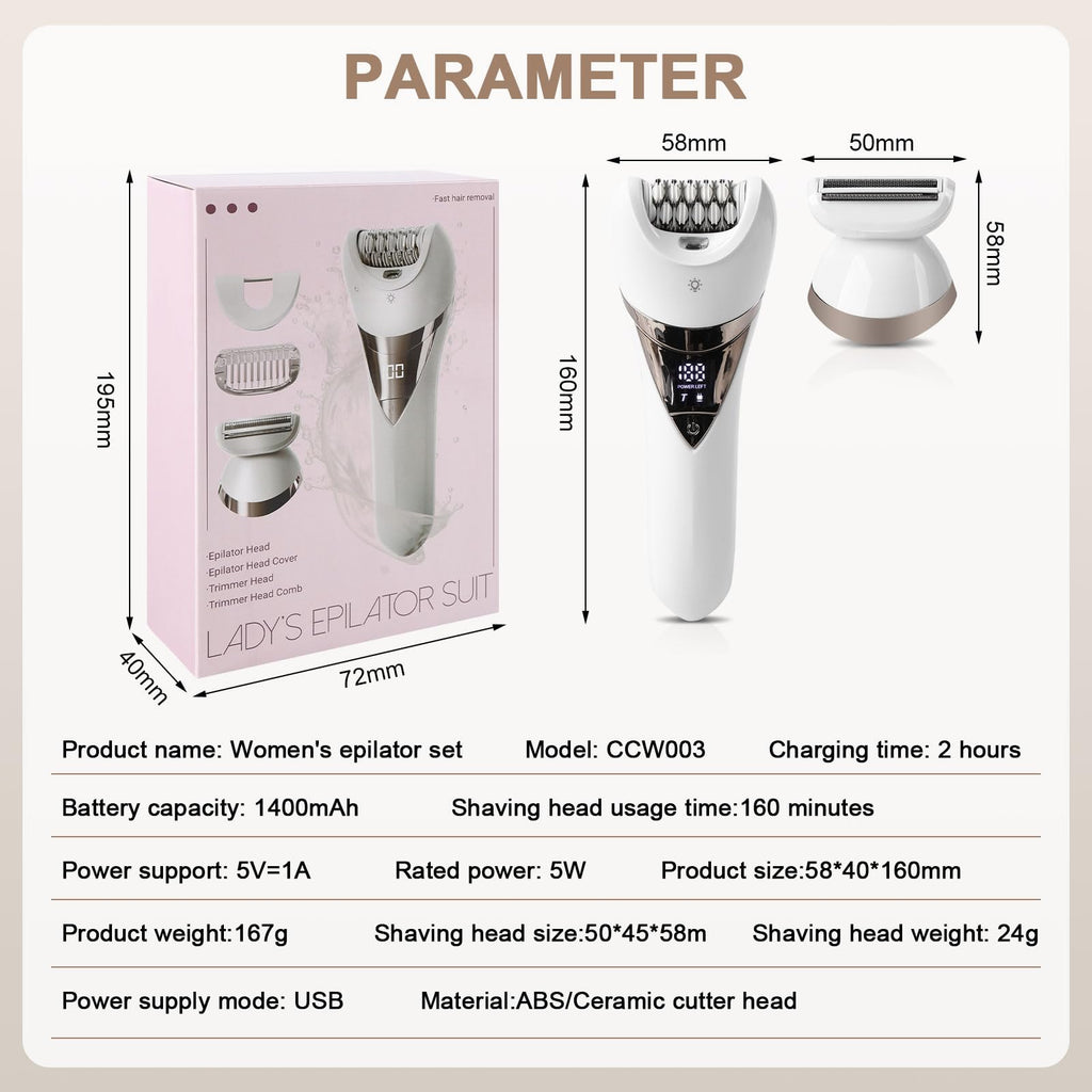 Cordless Wet & Dry Epilator L639