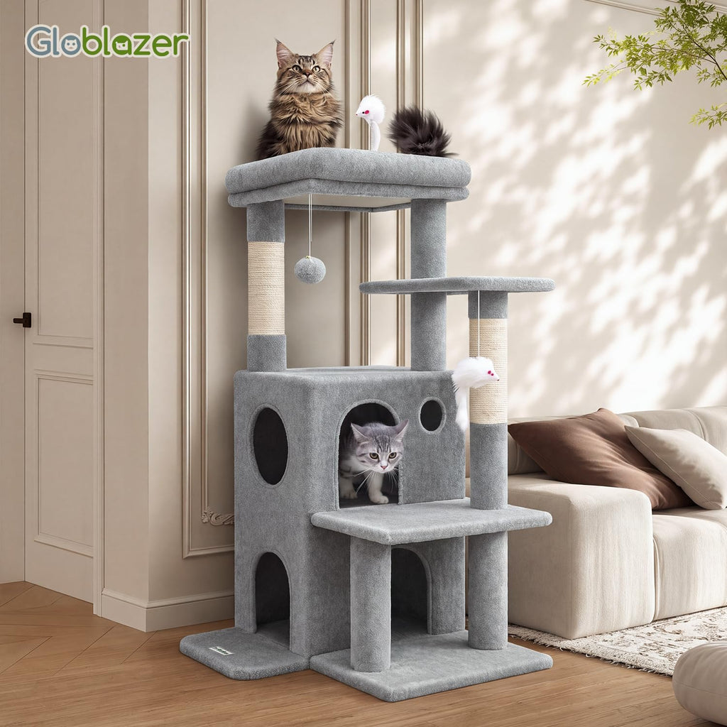 Light Grey Cat Tree Tower I478