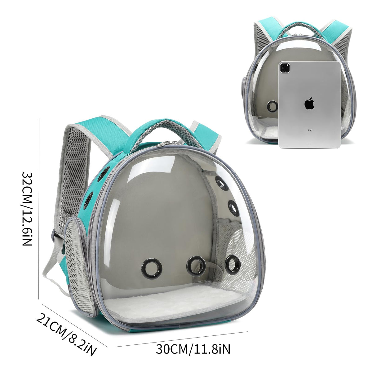 Portable Pet Backpack Carrier (Green) W6234