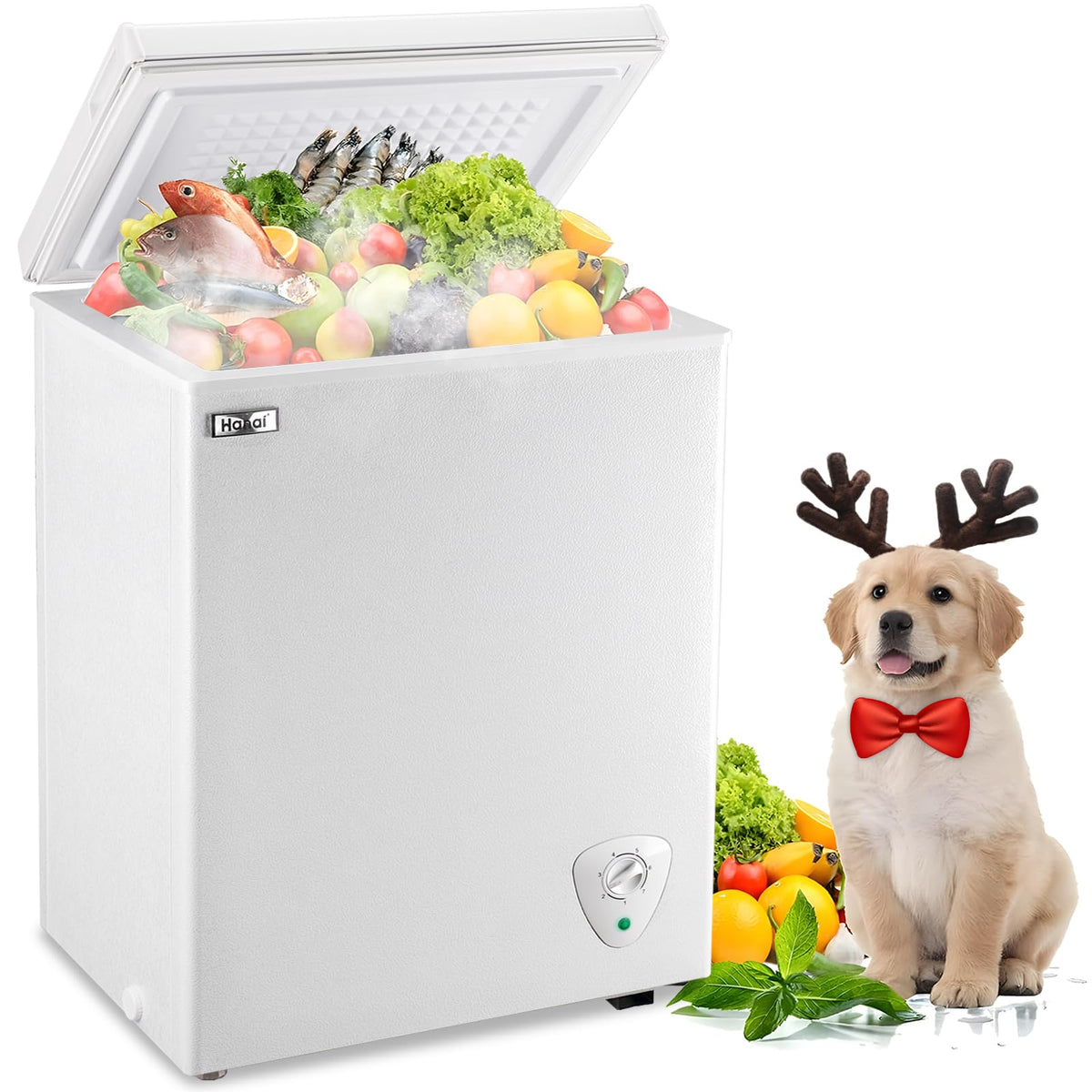 White 3.5 Cu.Ft Chest Freezer Q671