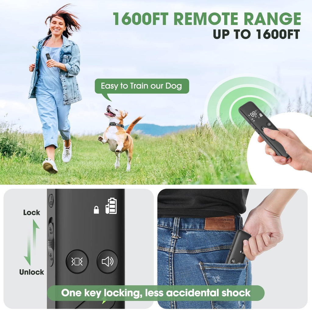 Dog Electric Training Collar with Remote H623813