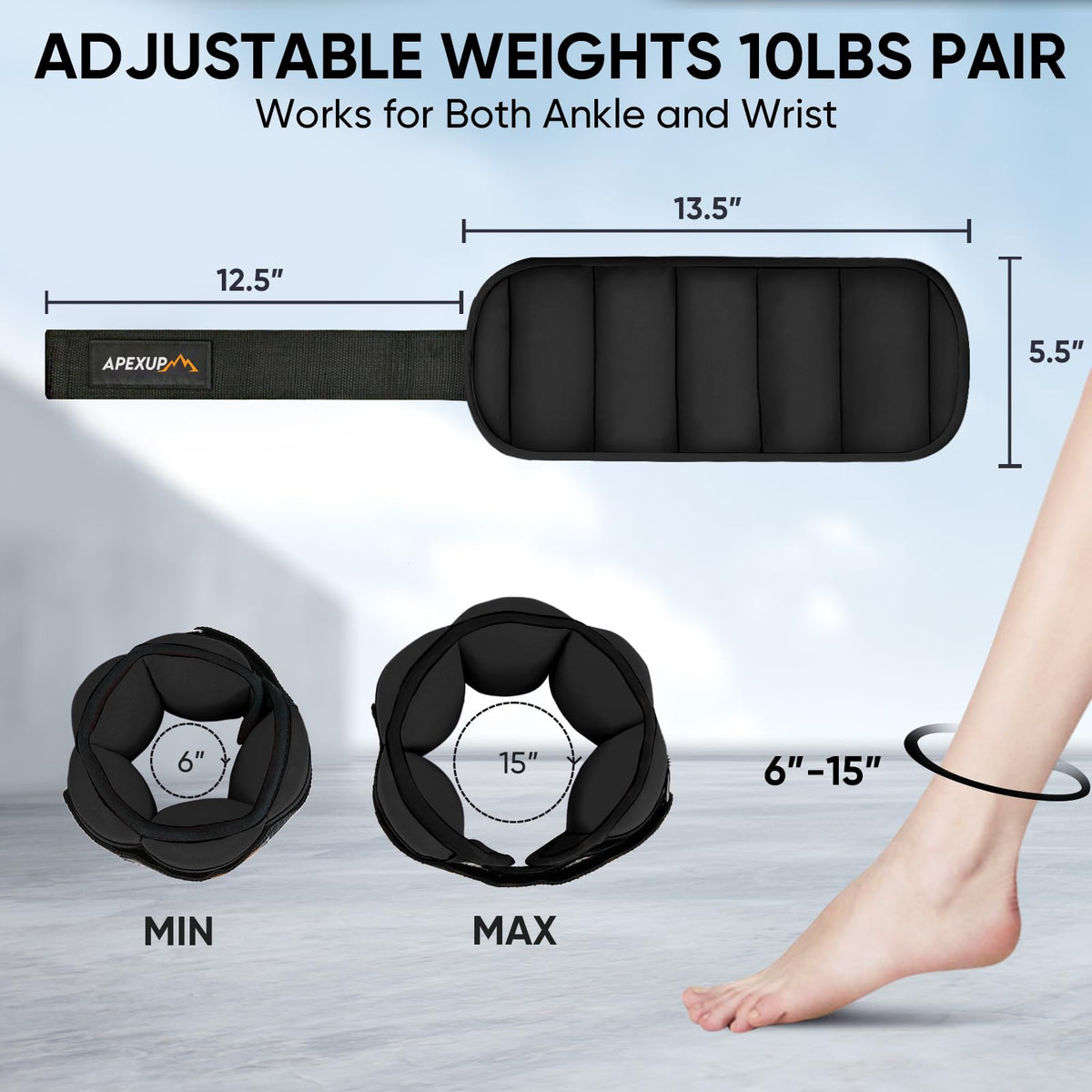 Adjustable Ankle Weights and Weighted Vest K66553