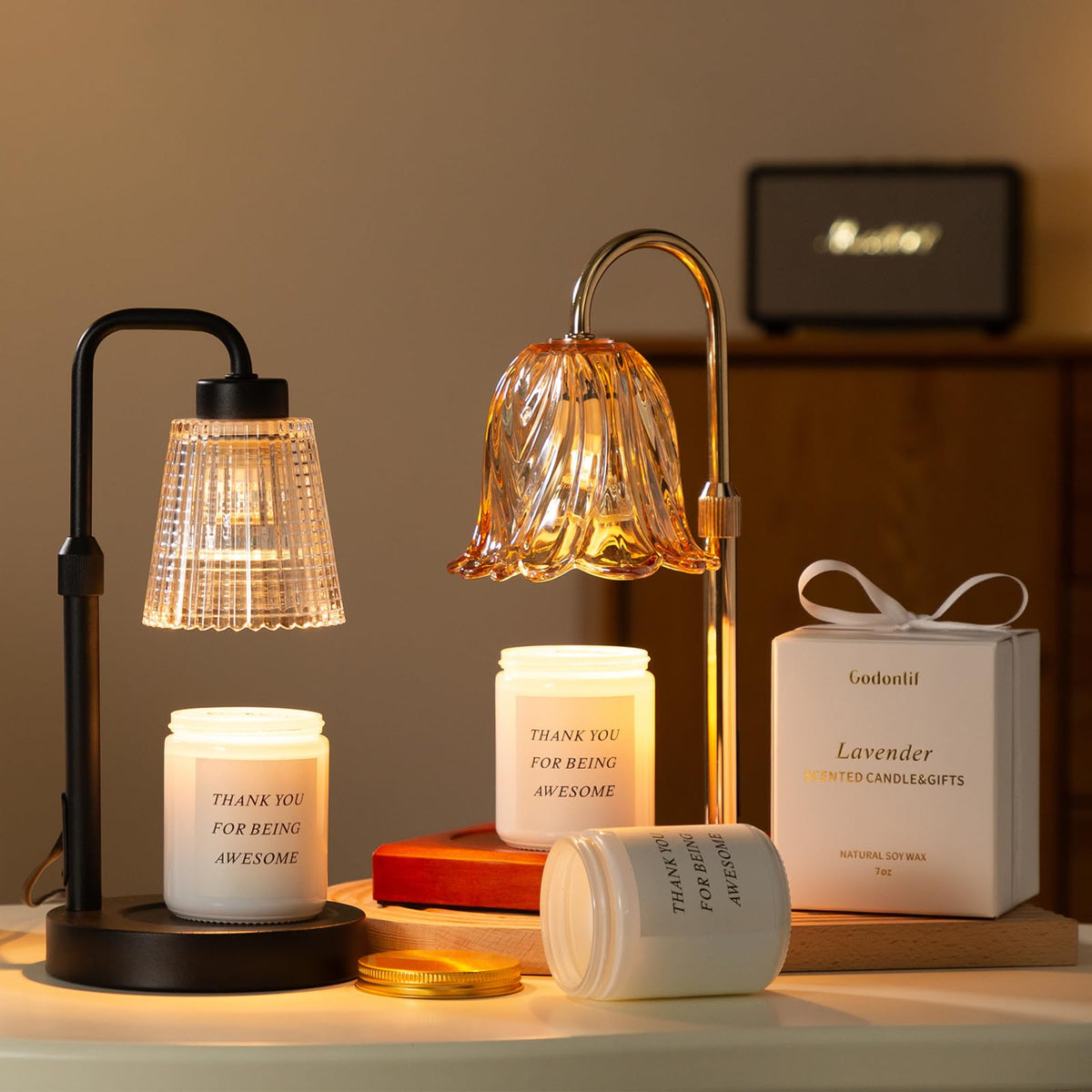 Candle Warmer Lamp with Timer H402141