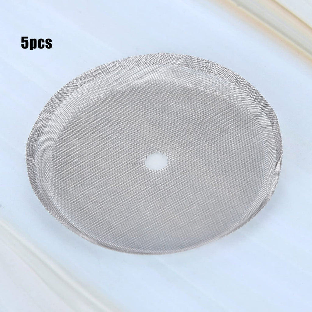 5 Pieces 3 Inch Stainless Steel Reusable French Press Filters T8419