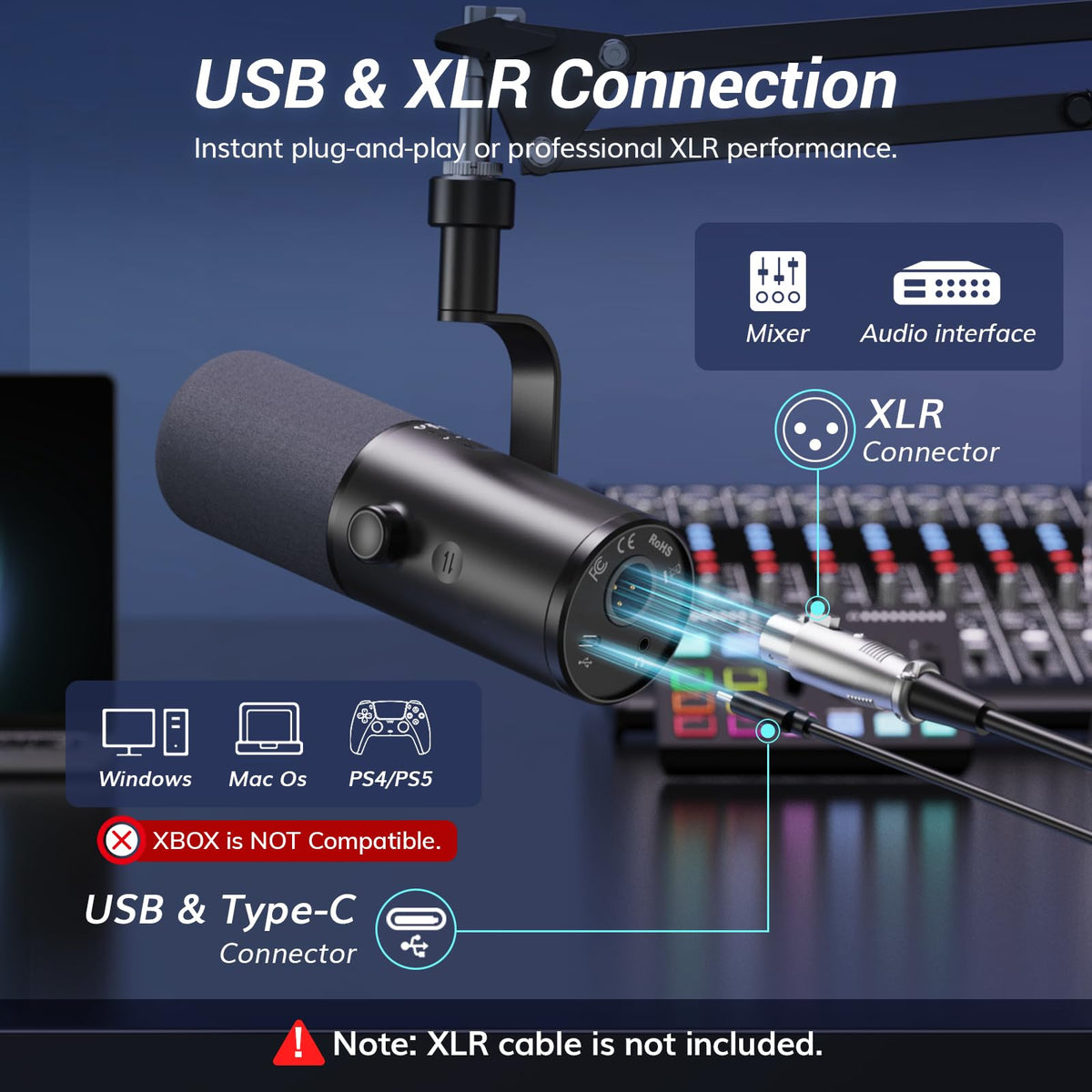 Dynamic Podcast Microphone K5268