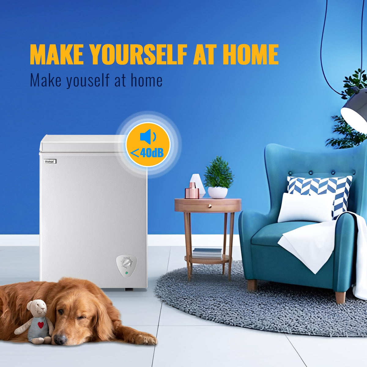 White 3.5 Cu.Ft Chest Freezer Q671