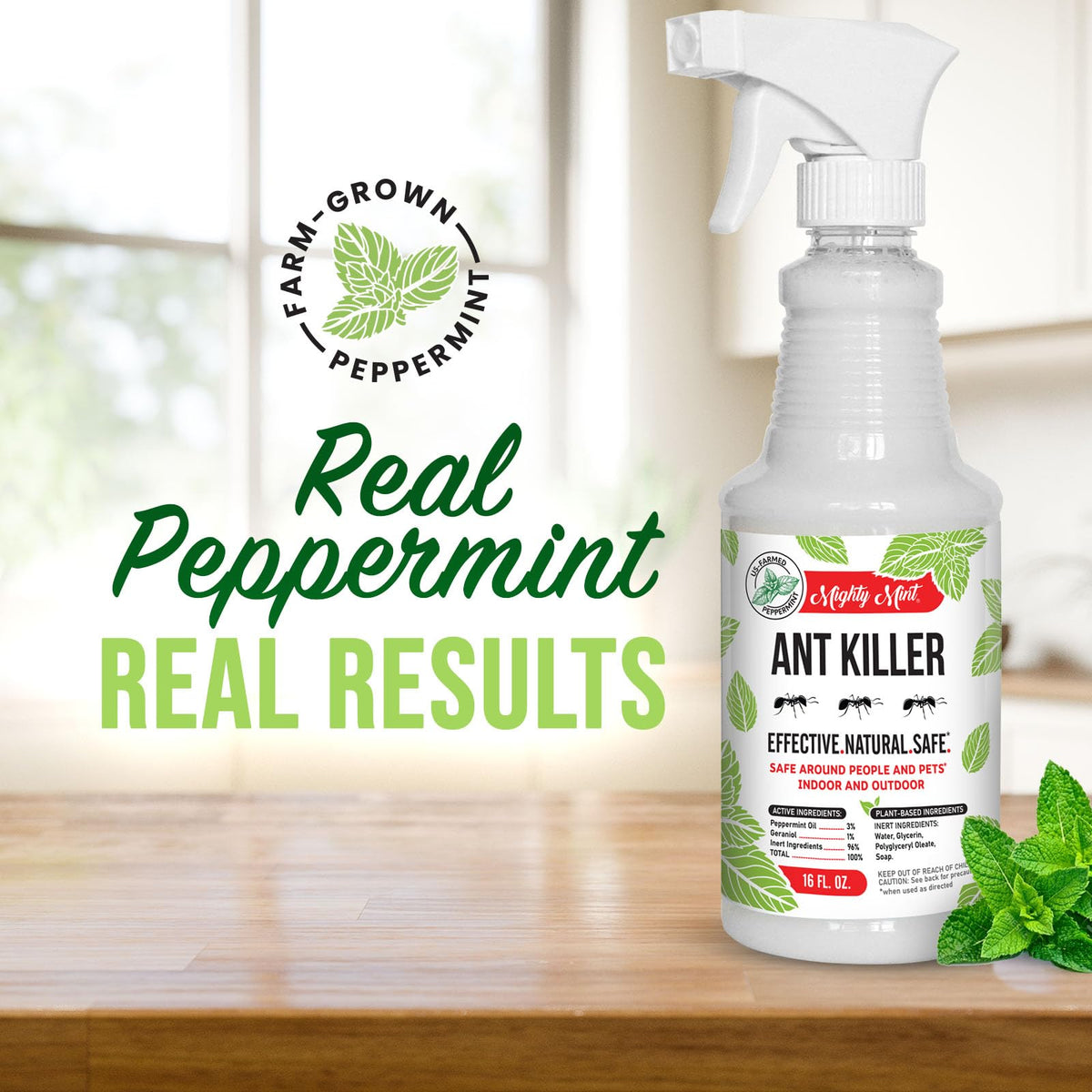 Peppermint Oil Ant Killer Spray, 16 oz Q632