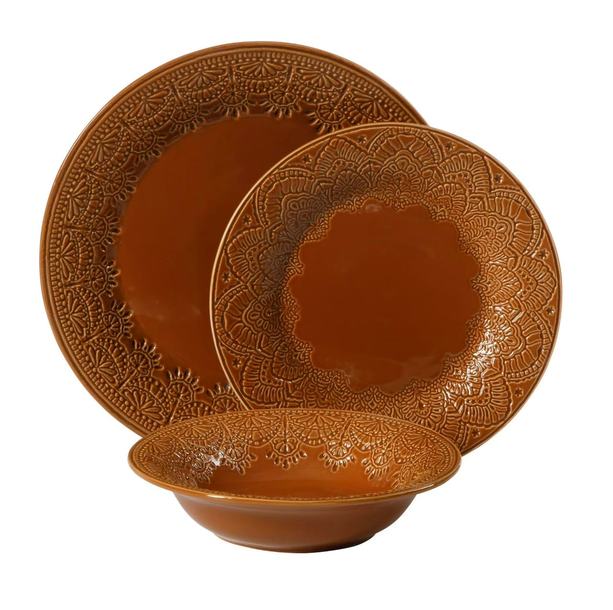 12-Piece Ceramic Dinnerware Set N521
