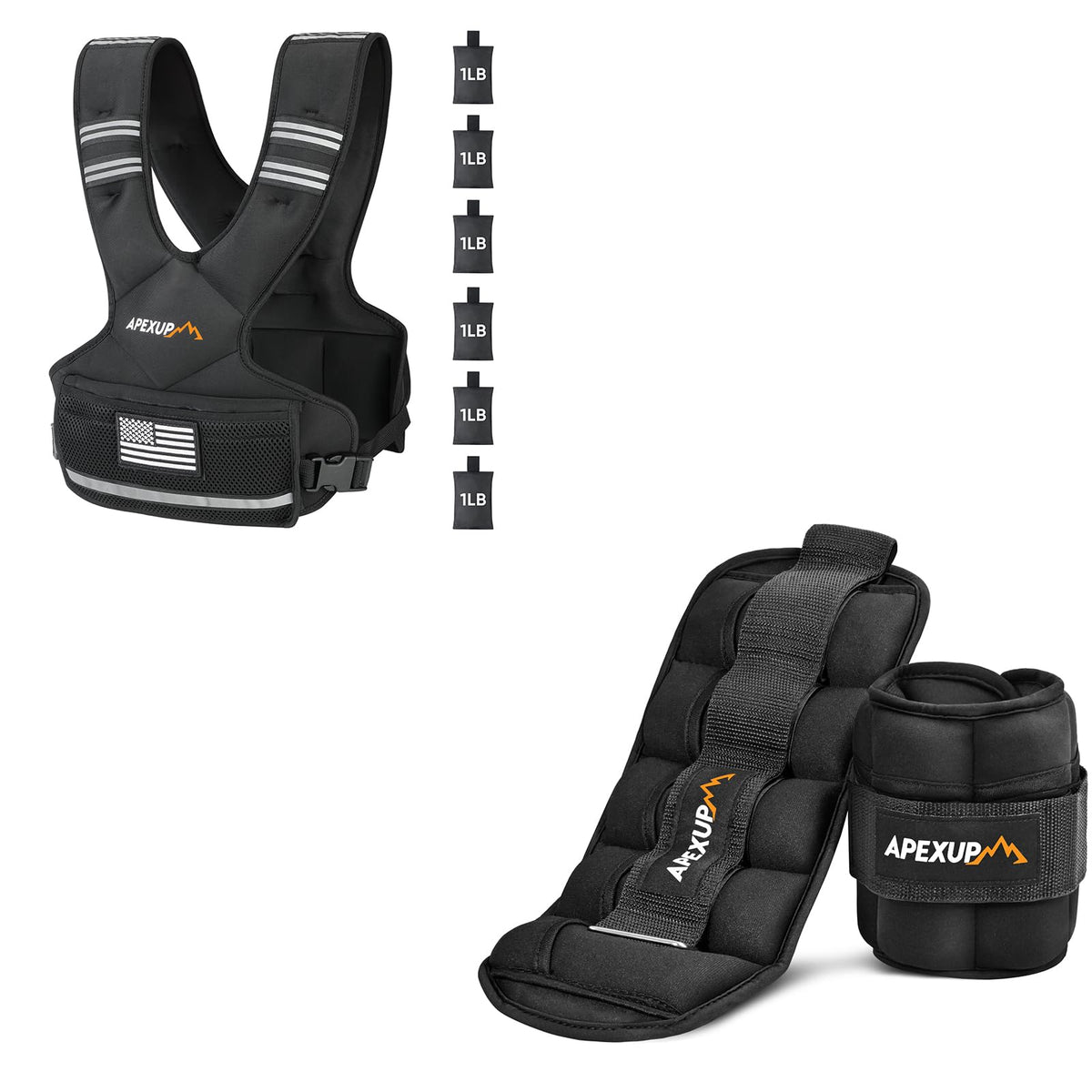 Adjustable Ankle Weights and Weighted Vest K66553