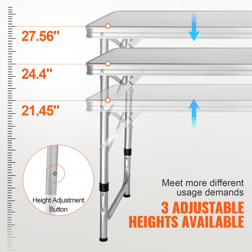 Folding Camping Cooking Table with Storage Organizer C20200