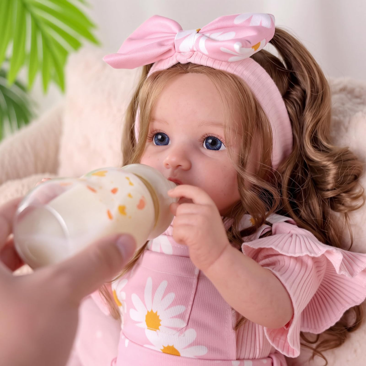 20inch Realistic Reborn Baby Dolls with Poseable Limbs Rooted Hair Y486726