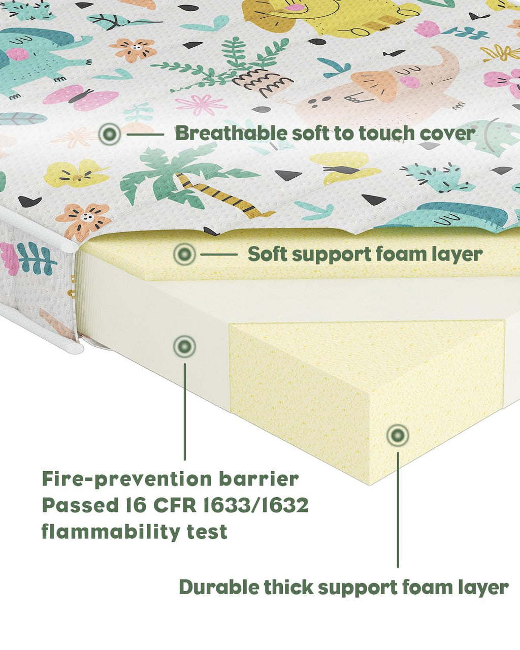 Portable Crib Mattress H5156