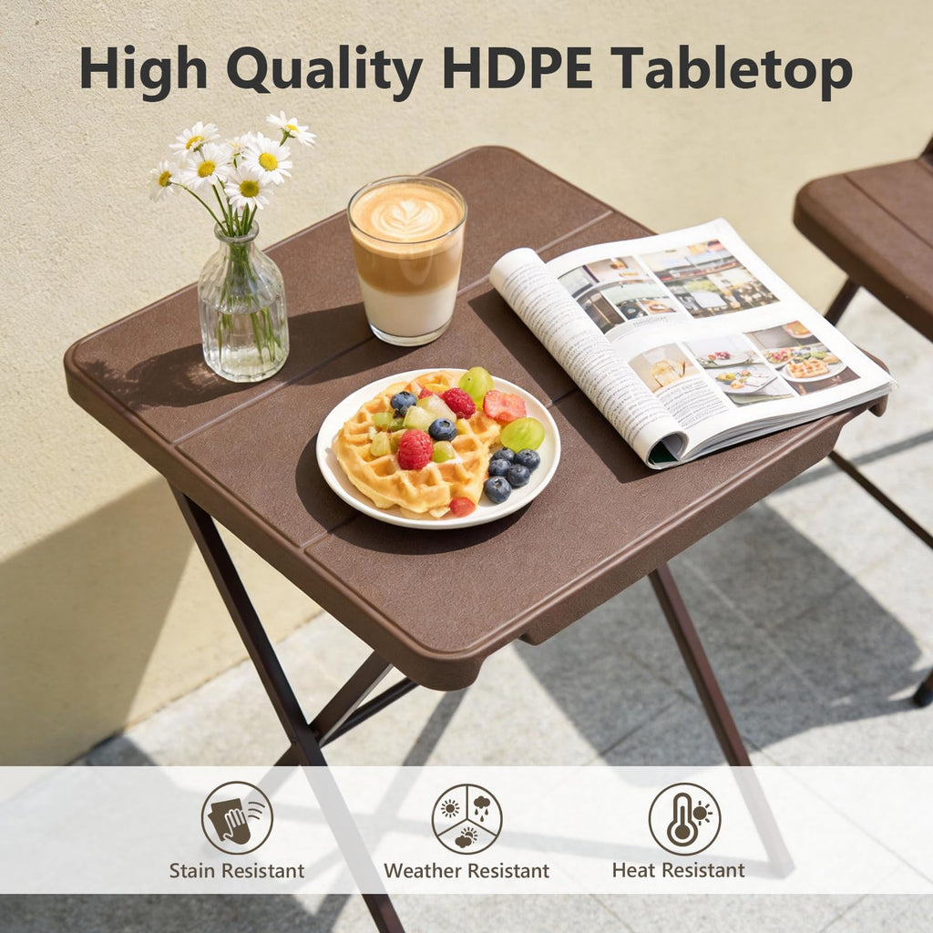 27 Inch Square Folding Table E233