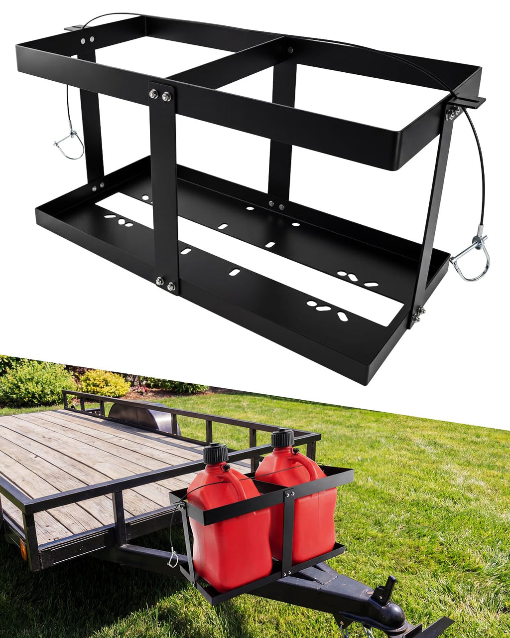 5 Gallon Gas Can Holder for Two 5 Gallon Gas Cans E2519