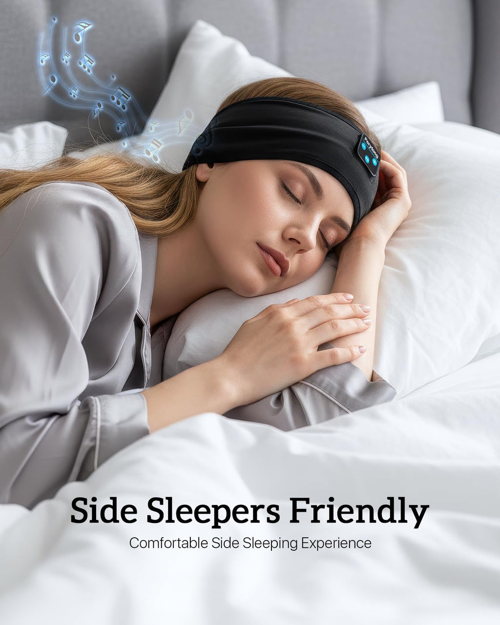 Bluetooth Sleep Headphones with Ultra-Thin Stereo Speakers H7309