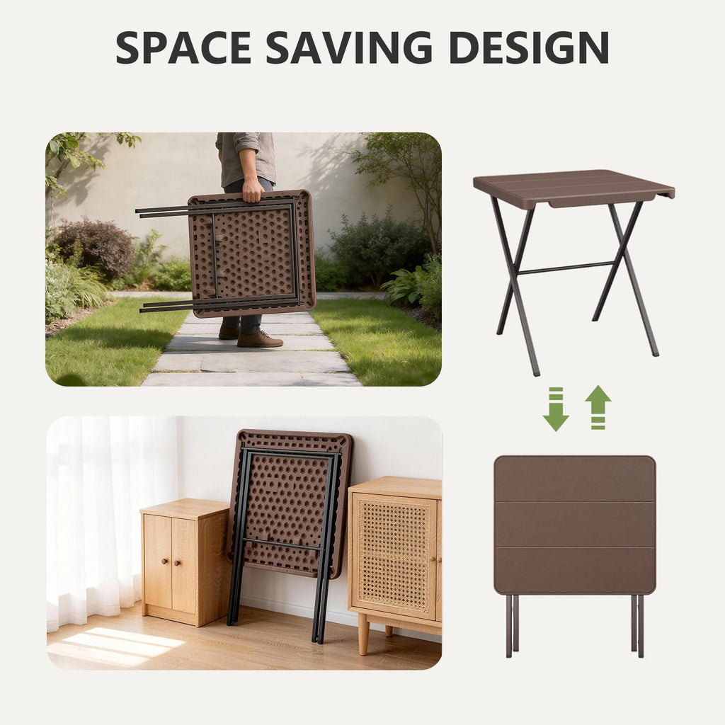 27 Inch Square Folding Table E233