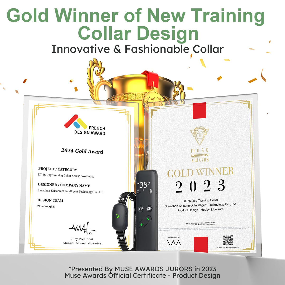 Dog Electric Training Collar with Remote H623813