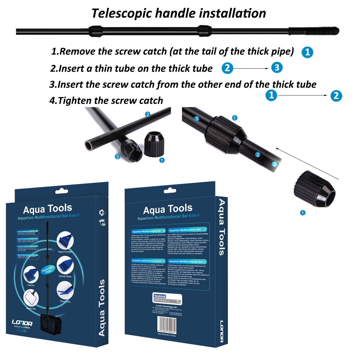 Aquarium Cleaning Tool Set Z956