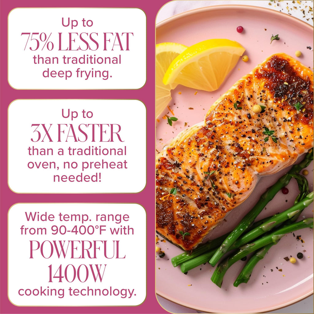 6-Quart Nonstick Air Fryer E8526