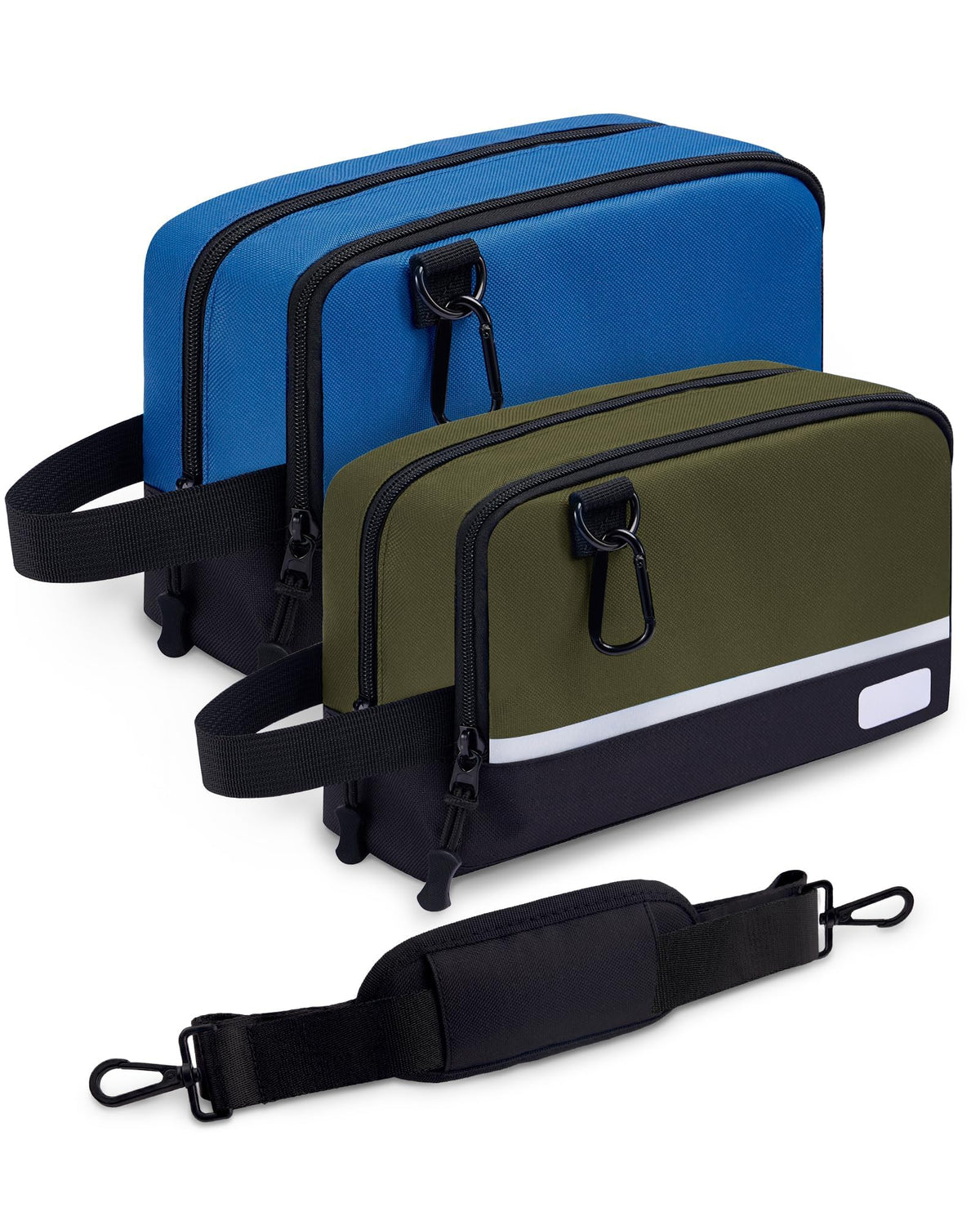 2 Pack Small Tool Bags with Strap 12" & 10" W401
