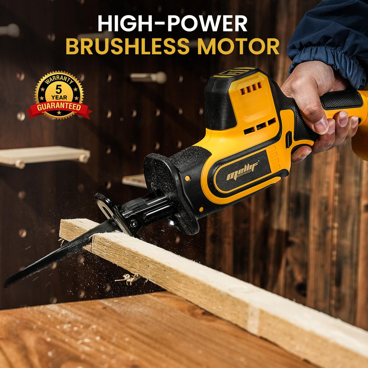 Brushless Cordless Reciprocating Saw, 3,000 SPM, 1" Stroke, Tool Only B606745