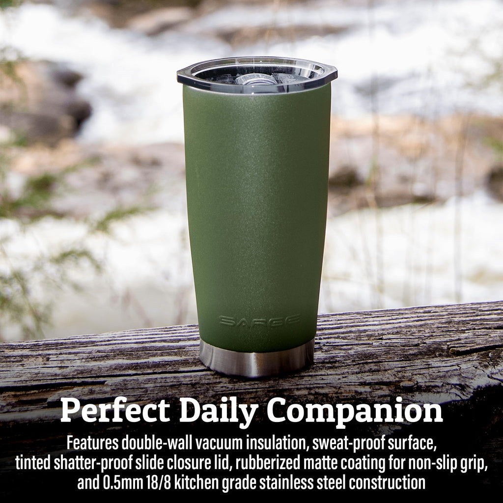 20oz Insulated Stainless Steel Travel Tumbler with Lid I71389