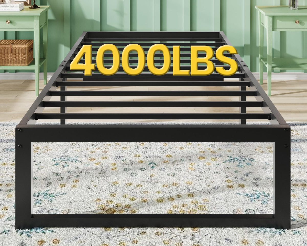 14 Inch Heavy Duty Twin Metal Bed Frame B809120