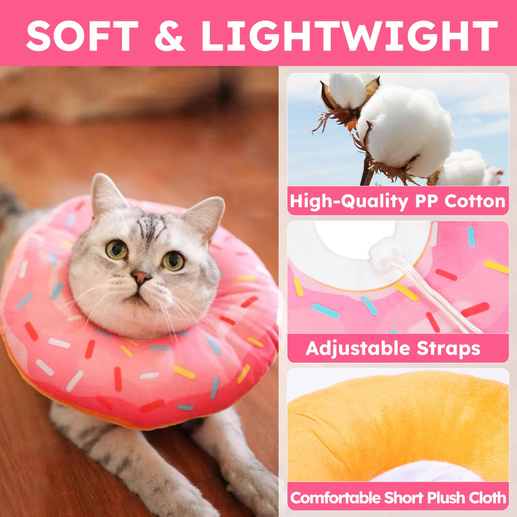 Soft Adjustable Cat Recovery Cone Collar O766