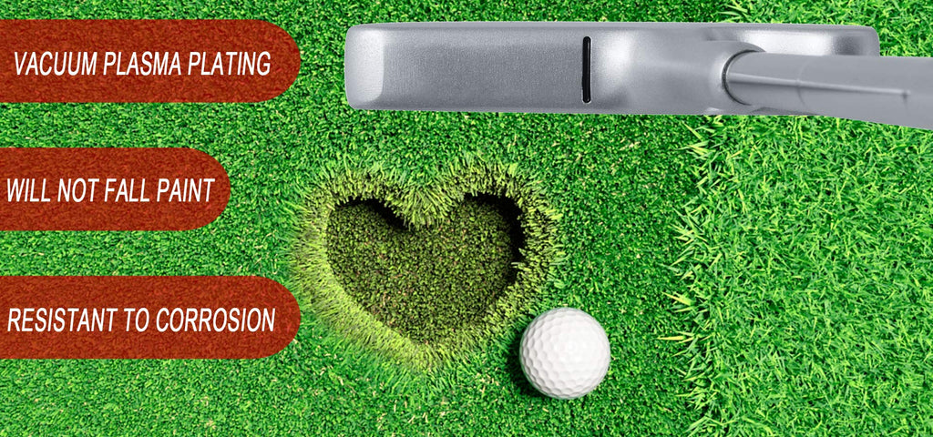 Golf Putter 35" Two-Way Head Rubber Grip Q539
