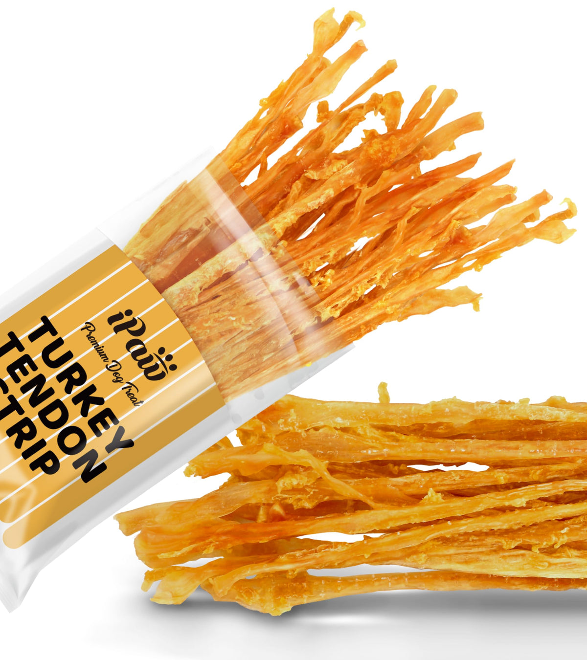 Turkey Tendon Dog Chew Strips B704803