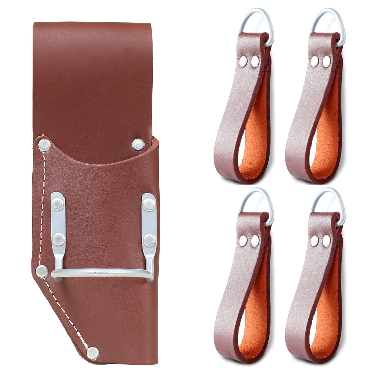 Leather Tool Belt with 27 Pockets D283