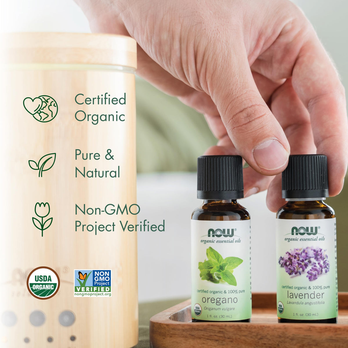 Organic Lavender Steam Distilled Essential Oil 4 fl. oz D812408