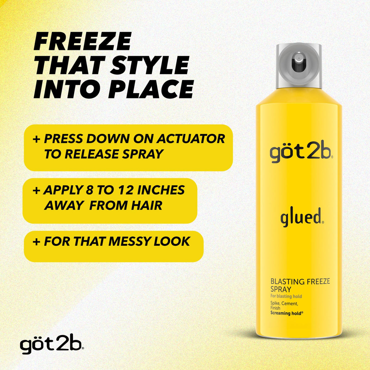 Extra Strong Hold Hair Spray, 12 Fl Oz, Pack of 6 W81720
