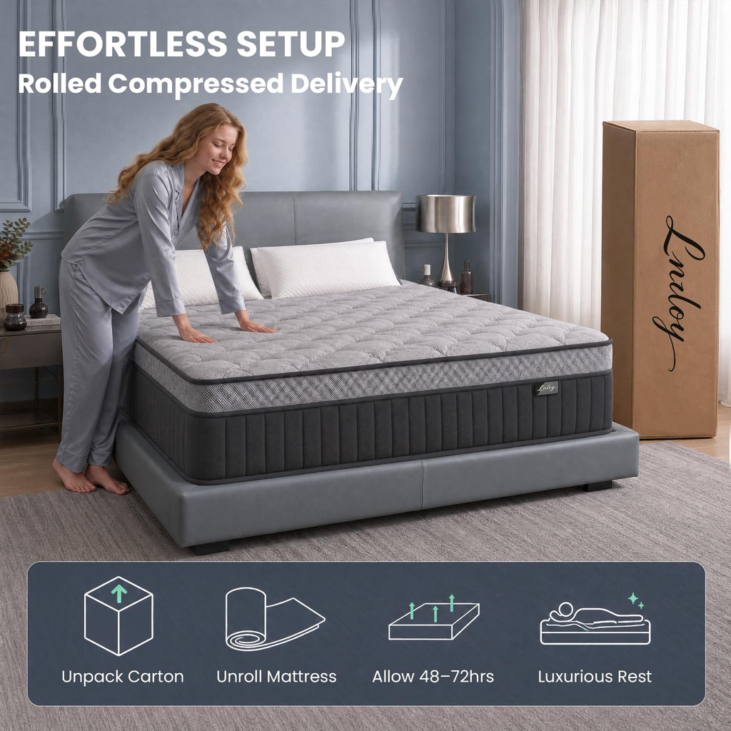 Full Size 12 Inch Hybrid Mattress T29662