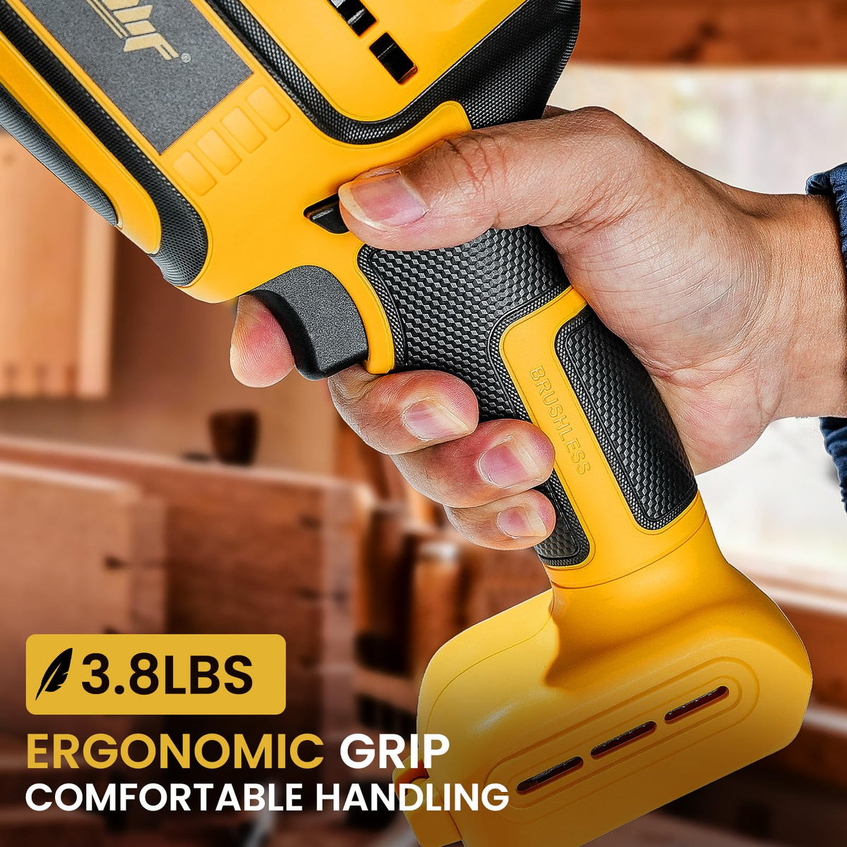 Brushless Cordless Reciprocating Saw, 3,000 SPM, 1" Stroke, Tool Only B606745