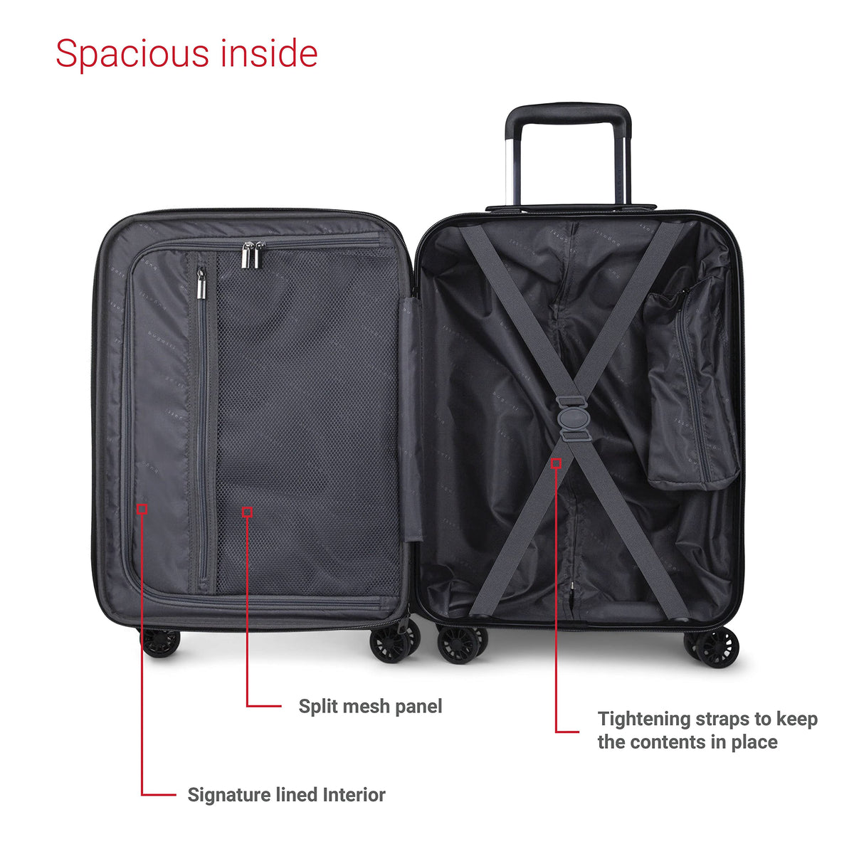 20 Inch Hard Shell Expandable Spinner Suitcase F913