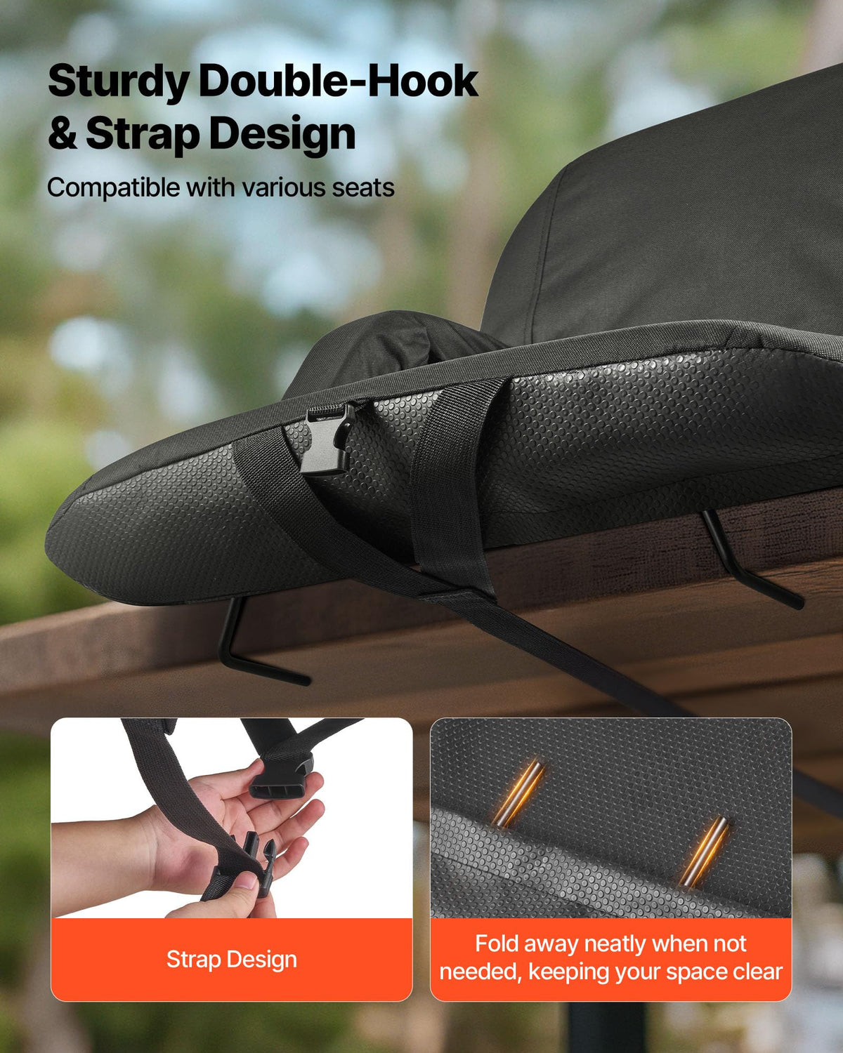 6 Adjustable Angle Padded Stadium Seat with Armrest M726433
