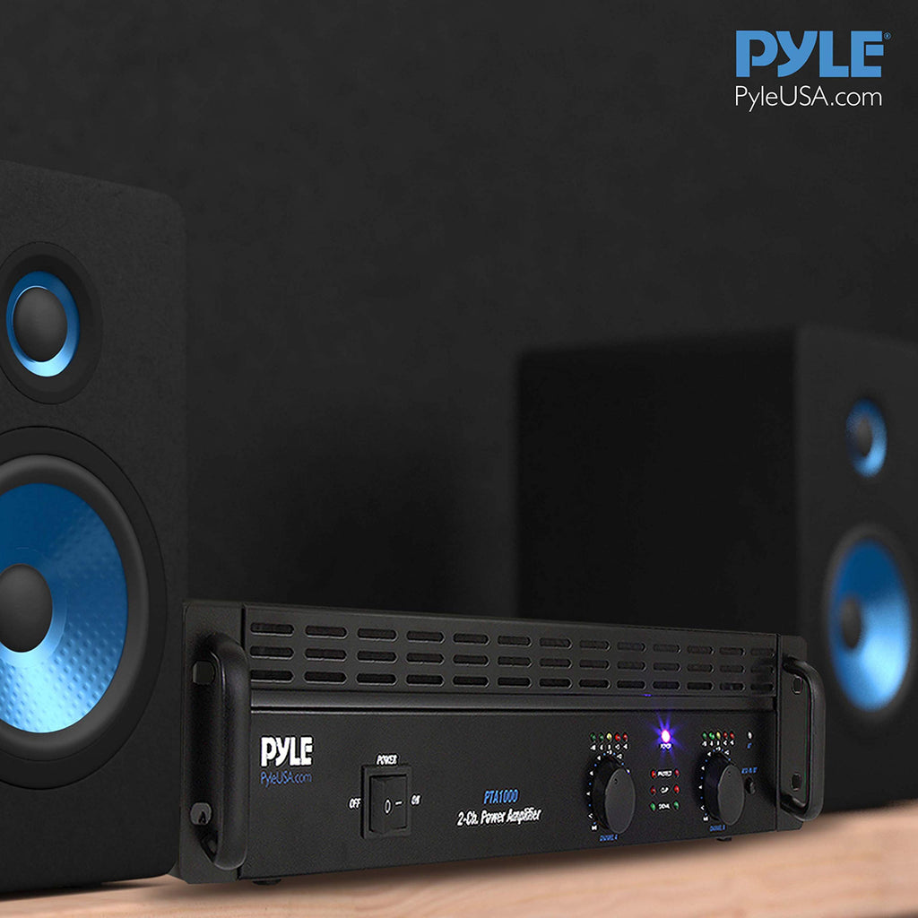 1000 Watt 2-Channel Bluetooth Power Amplifier D6495