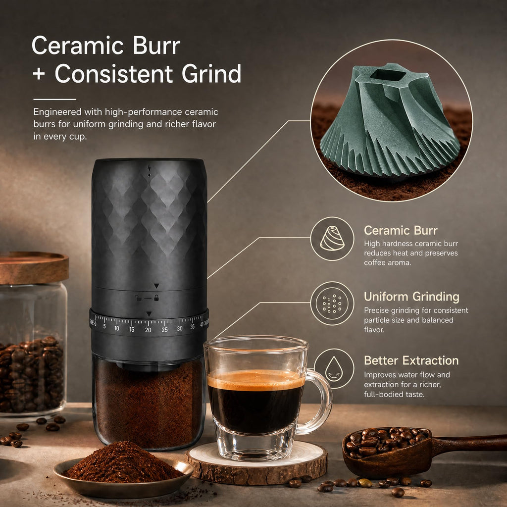 Cordless Burr Coffee Grinder A3860