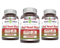 Red Yeast Rice 1200mg Capsules Supplement 120 Count 3 Pack V693709