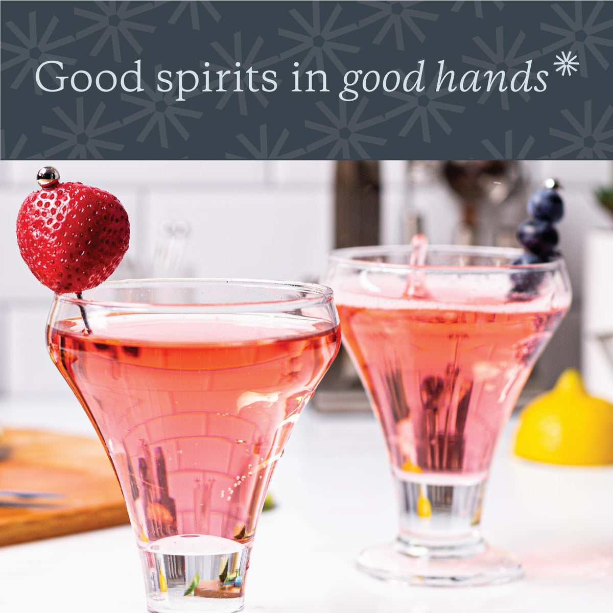 Crystal Clear 6 Ounce Stemless Martini Glasses Set of 12 C1608