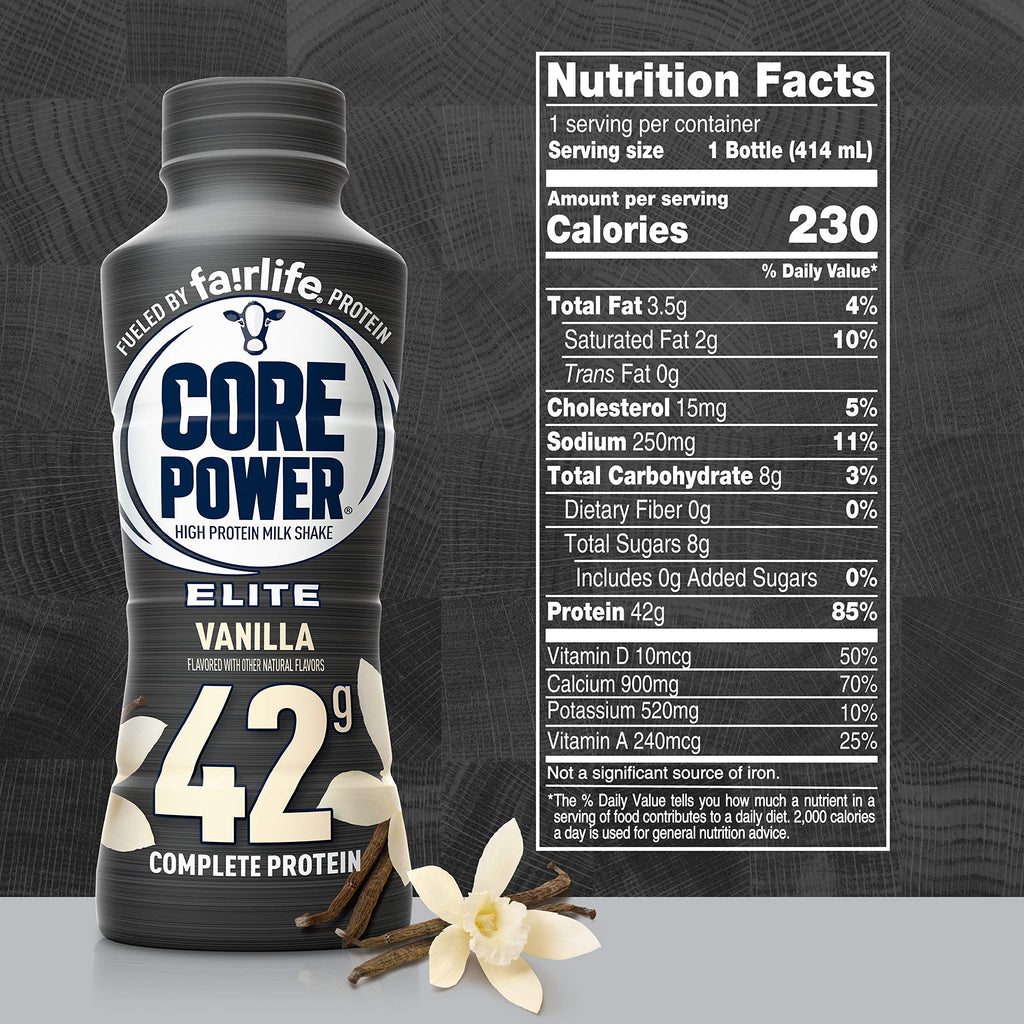 42g High Protein Milk Shake Vanilla 14 Fl Oz L7272