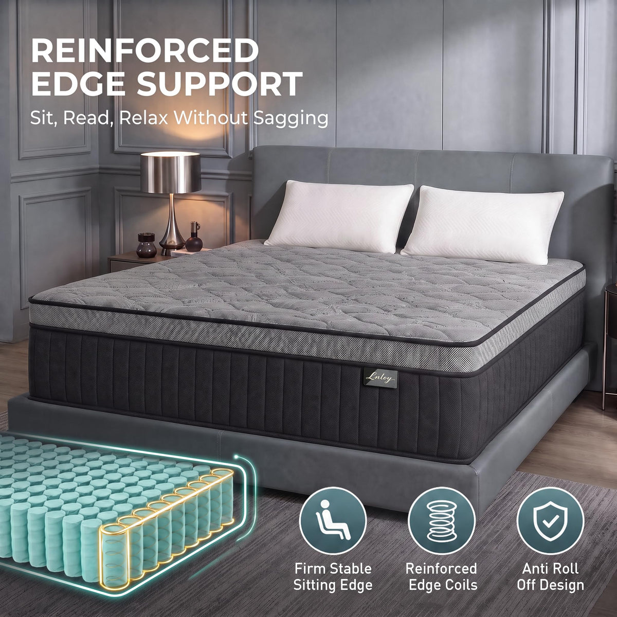Full Size 12 Inch Hybrid Mattress T29662