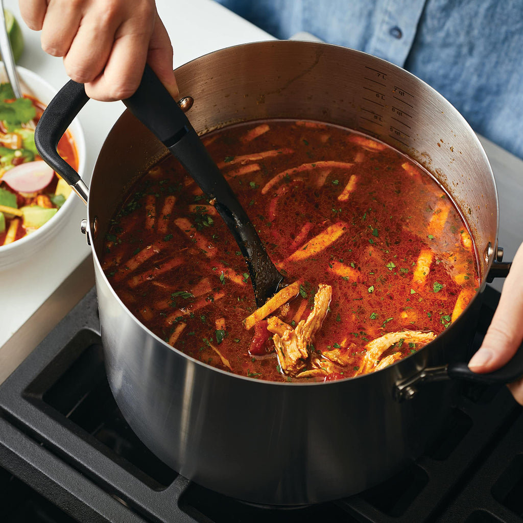 8-Quart Stainless Steel Stock Pot with Lid Y5027