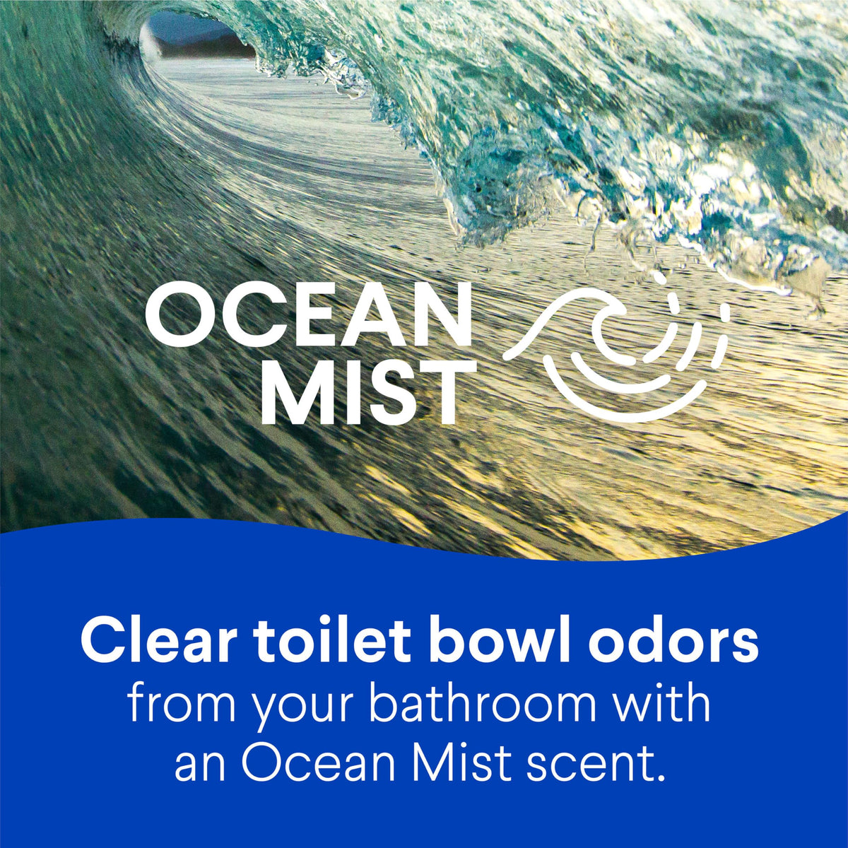 Toilet Bowl Cleaner Clinging Bleach Gel, Ocean Mist, 24 Fl Oz, Pack of 2 M479656